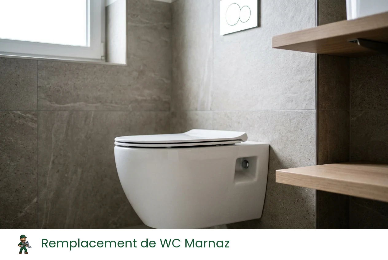 Remplacement de WC à Marnaz