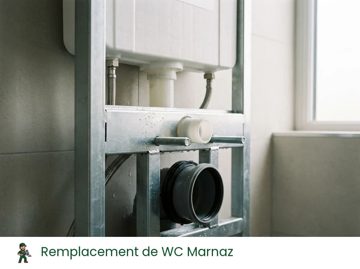 Remplacement de WC à Marnaz